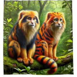 Fantasy Monkeys Duschvorhang