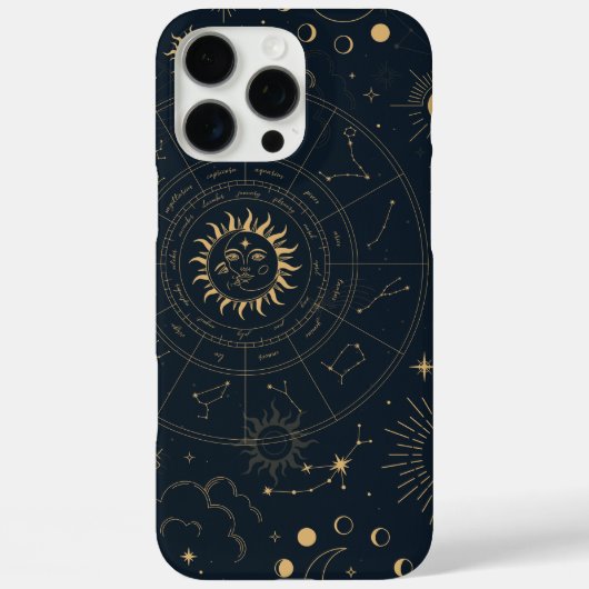 Fantasy Moon and Stars Case-Mate iPhone Hülle (Rückseite)