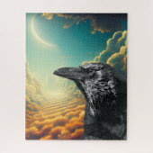 Fantasy Moon Black Raven Puzzle (Vertikal)