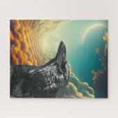 Fantasy Moon Black Raven Puzzle (Horizontal)