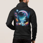 Fantasy Moon Dragon Hoodie (Rückseite)