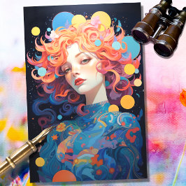 Fantasy Moon Girl 3 Decoupage Paper Seidenpapier