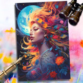 Fantasy Moon Girl 4 Decoupage Paper Seidenpapier