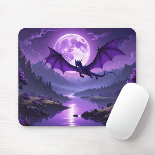Fantasy Moonlight Mouse Pad for Gamers & Creators Mousepad (Mit Mouse)