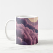Fantasy Moonlit River Dreamscape Illustration Kaffeetasse (Links)
