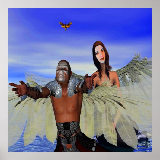 Fantasy Moth Hunters Poster (Vorne)