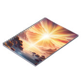 Fantasy Mountain Valley Lake Notizblock (Linke Seite)