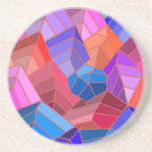 Fantasy Mountains View von Sky Getränkeuntersetzer (Vorne)