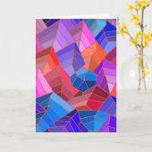 Fantasy Mountains View von Sky Karte (Gelbe Blume)