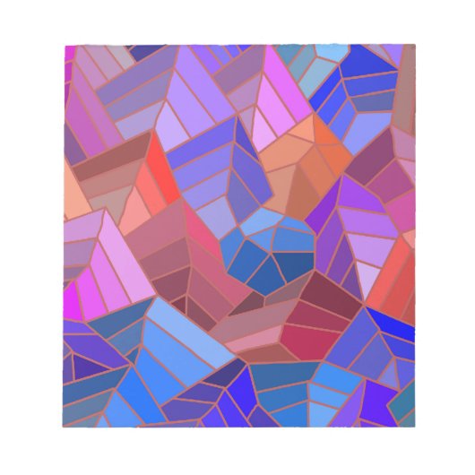 Fantasy Mountains View von Sky Notizblock (Vorderseite)