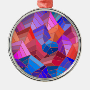 Fantasy Mountains View von Sky Ornament Aus Metall