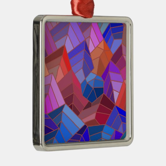 Fantasy Mountains View von Sky Ornament Aus Metall (Rechts)