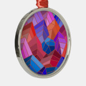 Fantasy Mountains View von Sky Ornament Aus Metall (Rechts)