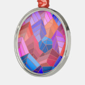 Fantasy Mountains View von Sky Ornament Aus Metall (Links)