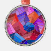 Fantasy Mountains View von Sky Ornament Aus Metall (Vorne)