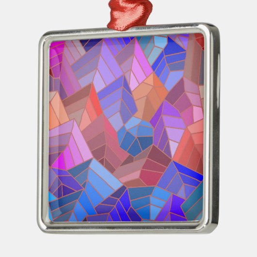 Fantasy Mountains View von Sky Ornament Aus Metall (Links)