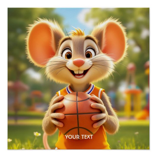 Fantasy Mouse Basketball Field Poster (Vorderseite)