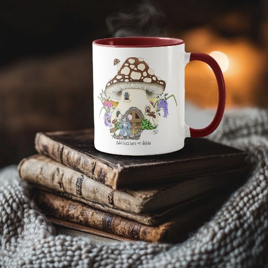 Fantasy Mouse House Bloral Tasse