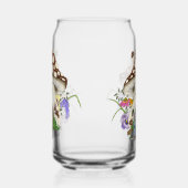 Fantasy Mouse Mushroom House Floral Dosenglas (Links)