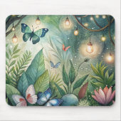 Fantasy Mousepad W/Blume und Schmetterlinge (Vorne)