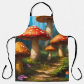 Fantasy Mushrom All-Over Print Schürze (Vorderseite)
