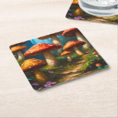 Fantasy Mushrom Paper Untersetzer (angewinkelt)