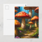 Fantasy Mushrom Postcard Postkarte (Vorne/Hinten)
