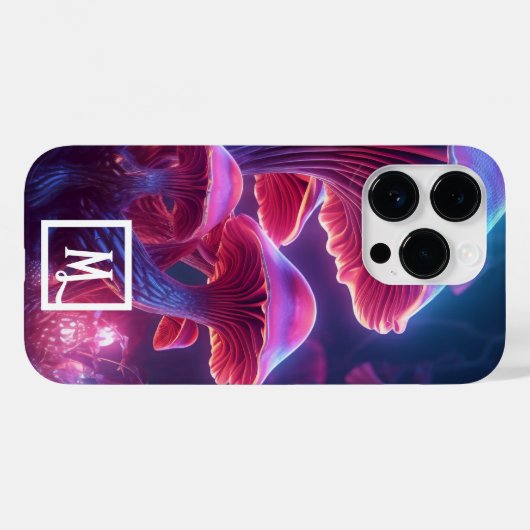 Fantasy Mushroom Case-Mate iPhone Hülle (Rückseite (Horizontal))