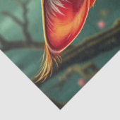 Fantasy Mushroom Forest farbenfrohe Katze Seidenpapier (Ausschnitt)