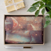 Fantasy Mushroom Garden with Alice Decoupage Seidenpapier (Geschenk)