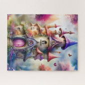 Fantasy Mushroom House Jigsaw Puzzle (Horizontal)