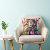 Fantasy Mushroom House Kopfkissen Kissen (Stuhl )