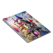 Fantasy Mushroom House Notebook 6,5 x 8,75 Zoll Notizblock (Rechte Seite)