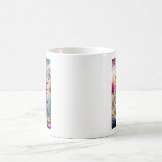 Fantasy Mushroom House Tasse (Mittel)