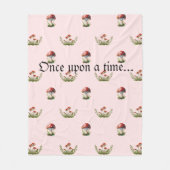 Fantasy Mushrooms Fleecedecke (Vorderseite)