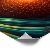 Fantasy Mushrooms Poster (Ecke)