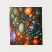 Fantasy Mushrooms Tapestry Wandteppich (Vorderseite)