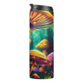 Fantasy Mushrooms Tumbler Thermosbecher (Nach rechts gedreht)