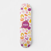 Fantasy-Muster Personalisiert Monogram Skateboard (Vorne)