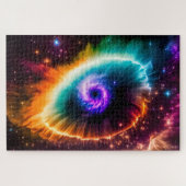 Fantasy-Nebel Auge des Zentrums des Universums Puzzle (Horizontal)