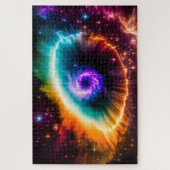 Fantasy-Nebel Auge des Zentrums des Universums Puzzle (Vertikal)