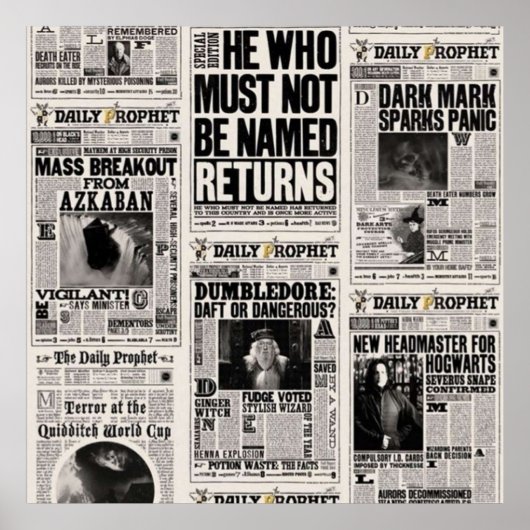 Fantasy Newspaper Poster (Vorne)