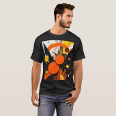 Fantasy Niedlich Abstrakt Red Circles T-Shirt (Vorne ganz)