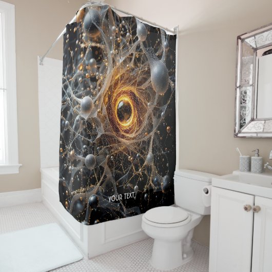 Fantasy Niedlich Abstrakt Space Scene Duschvorhang (Beispiel)