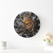 Fantasy Niedlich Abstrakt Space Scene Große Wanduhr (Zuhause)