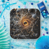 Fantasy Niedlich Abstrakt Space Scene Pappteller (Party)