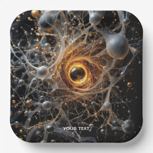 Fantasy Niedlich Abstrakt Space Scene Pappteller