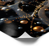 Fantasy Niedlich Abstrakt Space Scene Poster (Ecke)