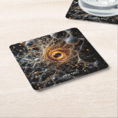 Fantasy Niedlich Abstrakt Space Scene Rechteckiger Pappuntersetzer (angewinkelt)