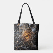 Fantasy Niedlich Abstrakt Space Scene Tasche (Rückseite)